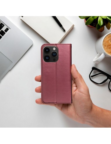 Etui iPhone 11 PRO Smart Magnetique Bordeau