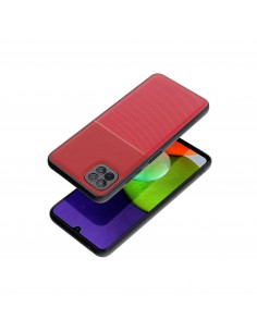 Coque Galaxy A22 5G en silicone Noble Rouge 2
