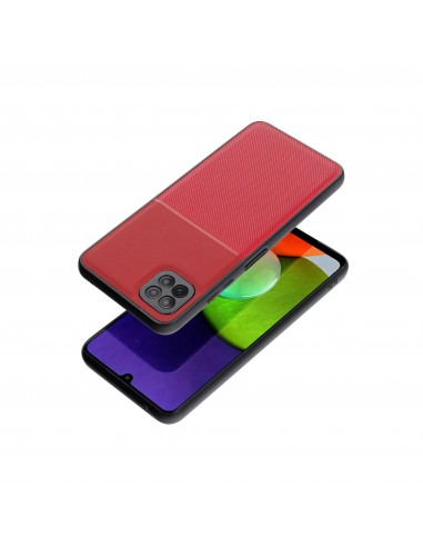 Coque Galaxy A22 5G en silicone Noble Rouge