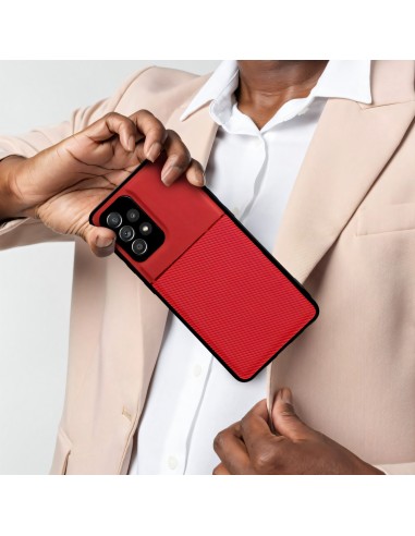 Coque Galaxy A22 5G en silicone Noble Rouge