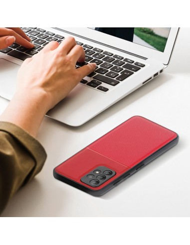 Coque Galaxy A22 5G en silicone Noble Rouge