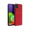 Coque Galaxy A22 5G en silicone Noble Rouge