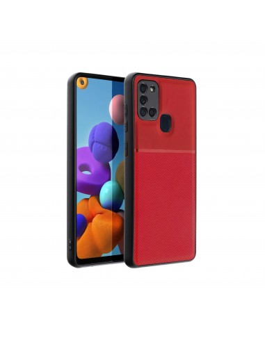 Coque Galaxy A21s en silicone Noble Rouge