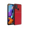 Coque Galaxy A21s en silicone Noble Rouge