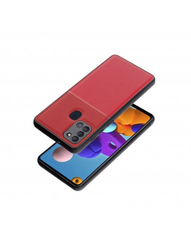 Coque Galaxy A21s en silicone Noble Rouge