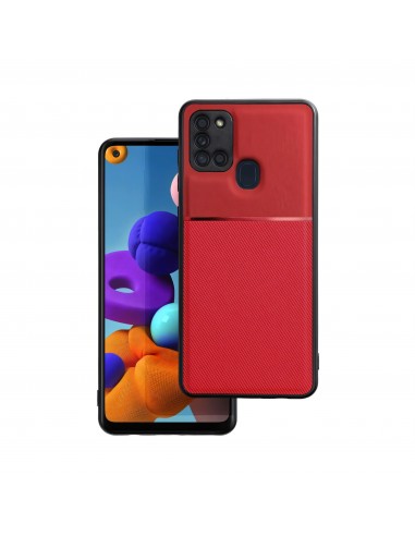 Coque Galaxy A21s en silicone Noble Rouge