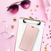 Etui Galaxy A42 5G Magnetique Or rose