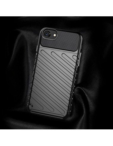 Coque iPhone SE 2022, SE 2020 et iPhone 8, 7 THUNDER noir