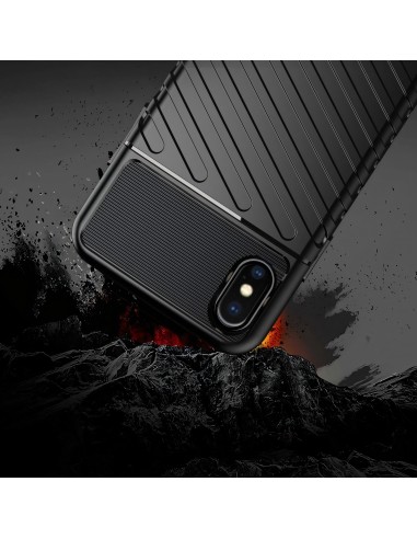 Coque iPhone X THUNDER noir