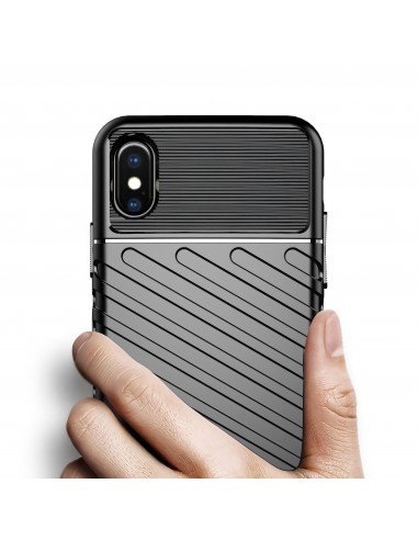 Coque iPhone X THUNDER noir