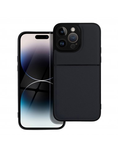 Coque iPhone 14 Pro Max en silicone Noble Noir