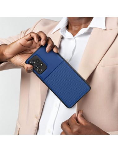 Coque Galaxy A22 5G en silicone Noble Bleu