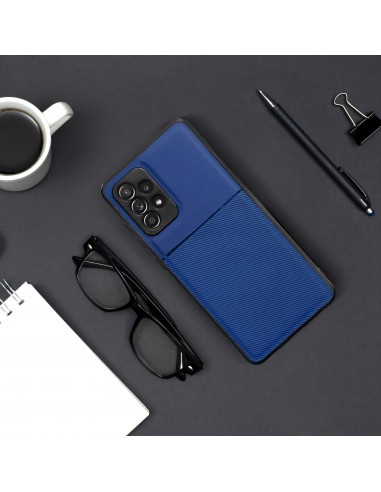 Coque Galaxy A22 5G en silicone Noble Bleu