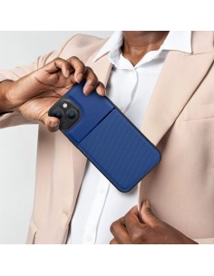 Coque iPhone 12 et 12 Pro en silicone Noble Bleu 2