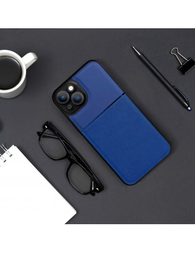 Coque iPhone 12 et 12 Pro en silicone Noble Bleu