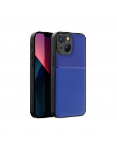 Coque iPhone 14 en silicone Noble Bleu