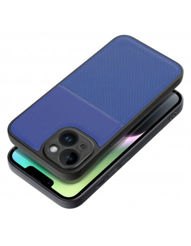 Coque iPhone 14 Plus en silicone Noble Bleu