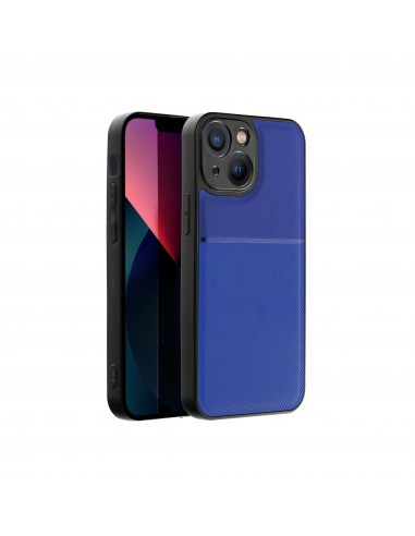 Coque iPhone 14 Plus en silicone Noble Bleu