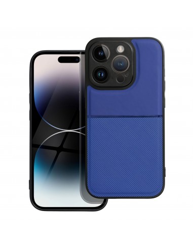 Coque iPhone 14 Pro en silicone Noble Bleu