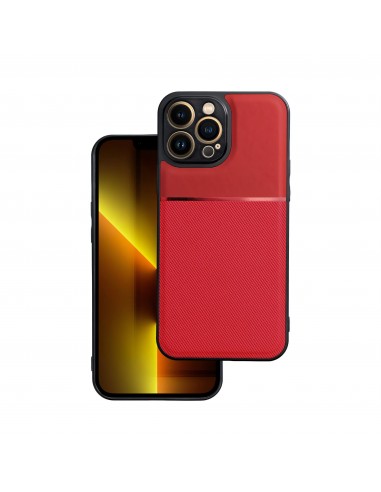 Coque iPhone 12 et 12 Pro en silicone Noble Rouge
