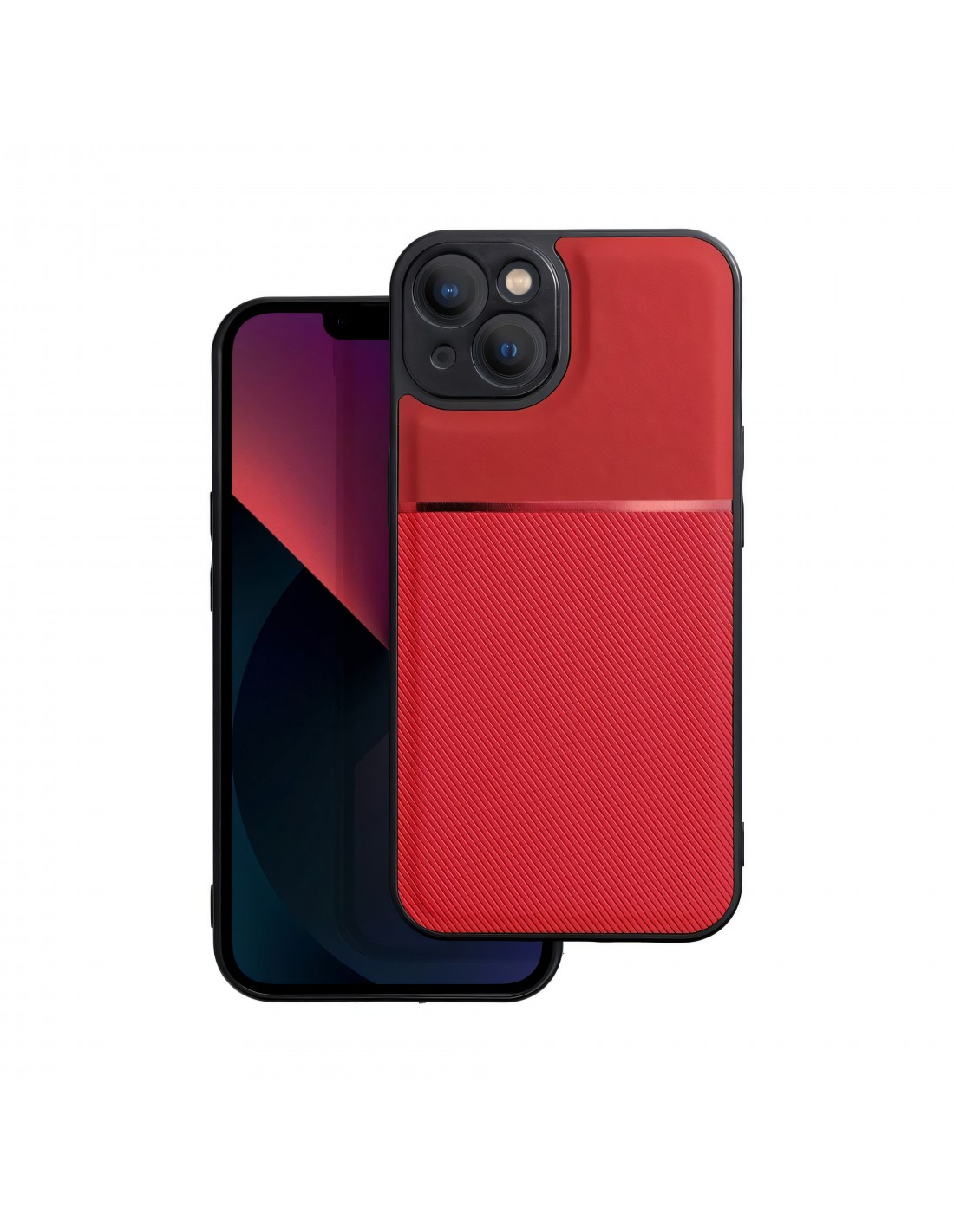 Coque iPhone 13 en silicone Noble Rouge - All4iPhone