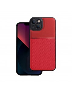 Coque iPhone 14 en silicone Noble Rouge