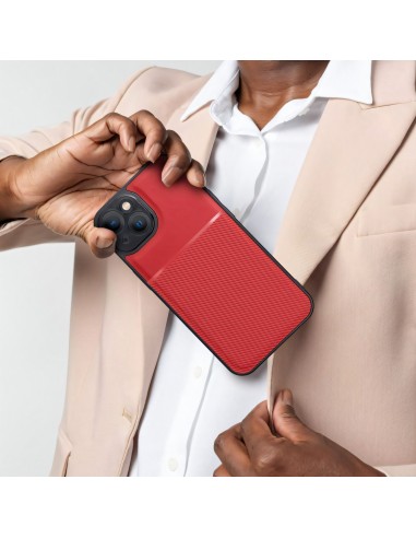 Coque iPhone 14 en silicone Noble Rouge