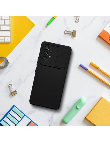 Coque Galaxy A12 Slide noir