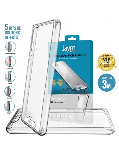 Coque souple renforcée Galaxy A22 4G - Test de chute 3M - Garantie à vie JAYM