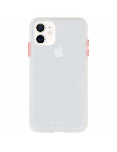 Coque iPhone 13 Pro Max Bi-Matière avec dos fumé Peach Garden Transparent