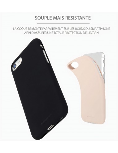 Coque silicone Galaxy A22 Soft feeling Noir