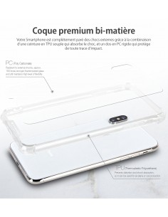 COQUE RENFORCEE TRANSPARENTE IPHONE 13 PRO MAX BI-MATIERE *SUPER PROTECT*   2
