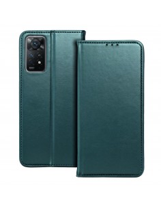 Etui iPhone 14 Plus Smart Magnetique vert foncé 2