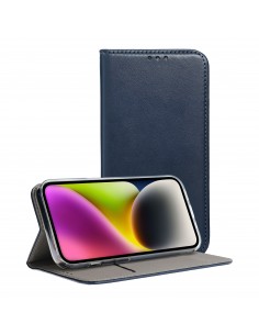 Etui iPhone 11 Smart Magnetique Bleu marine