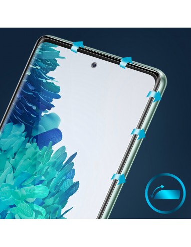 Film verre trempé Galaxy S20 FE Noir - Diva