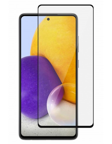 Film en verre trempé pour Samsung Galaxy A72 5G 5D Noir - Ultra Résistant 9H - Xssive