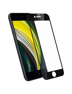 Film verre trempé 6D Iphone 7, 8 et iPhone SE 2020, SE 2022 Noir - GUARD - Résistant 2