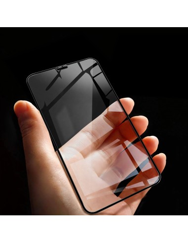 Film verre trempé 6D Iphone X, XS et iPhone 11 Pro Noir - Résistant