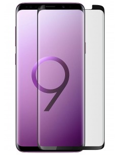 Film verre trempé 6D Galaxy S9 Plus Noir - Résistant