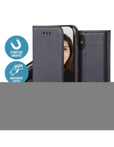 Etui Galaxy A03s Magnétique Noir  - Jaym