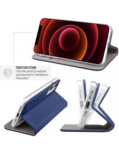 Etui Xiaomi 13 Pro Magnétique Bleu  - Jaym