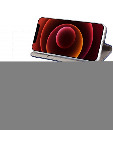 Etui Galaxy A03s Magnétique Bleu  - Jaym