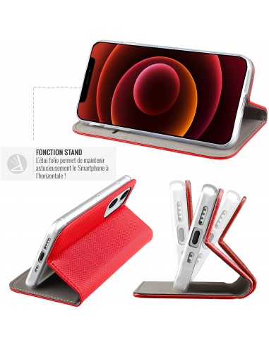 Etui Galaxy S23 Magnétique Rouge  - Jaym