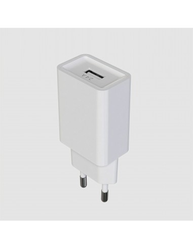 Pack chargeur secteur  1 USB 2.4A + Cable USB vers lightning 1.5M BLANC - JAYM® COLLECTION POP 