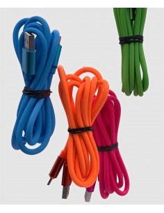 Pack chargeur secteur 1 USB 1A + Cable USB vers lightning 1,7M ORANGES - JAYM® COLLECTION POP**  2