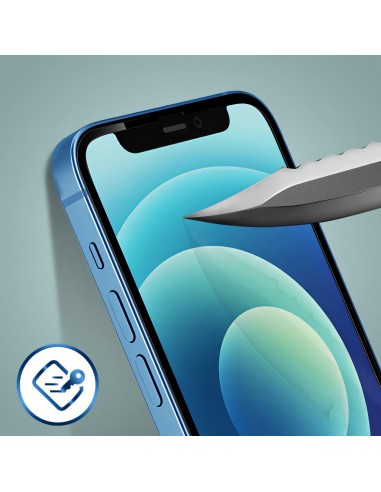 Film en verre trempé iPhone 12 Mini XSSIVE Noir