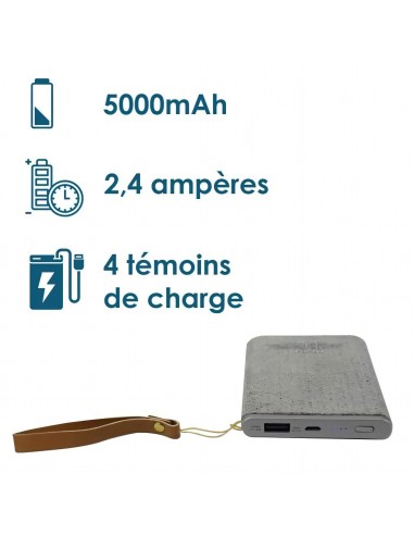 Batterie externe Power Bank Rock Powersack 5000mAh - 126gr