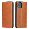 Etui de protection iPhone 8 Plus et 7 Plus - Simili cuir - Avec rangement carte - Marron
