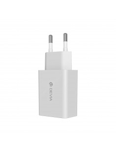 Chargeur secteur avec câble Type-C 1m - Devia - Blanc 2