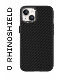 Coque iPhone 15 RHINOSHIELD™ Fibre de Carbone véritable Noir